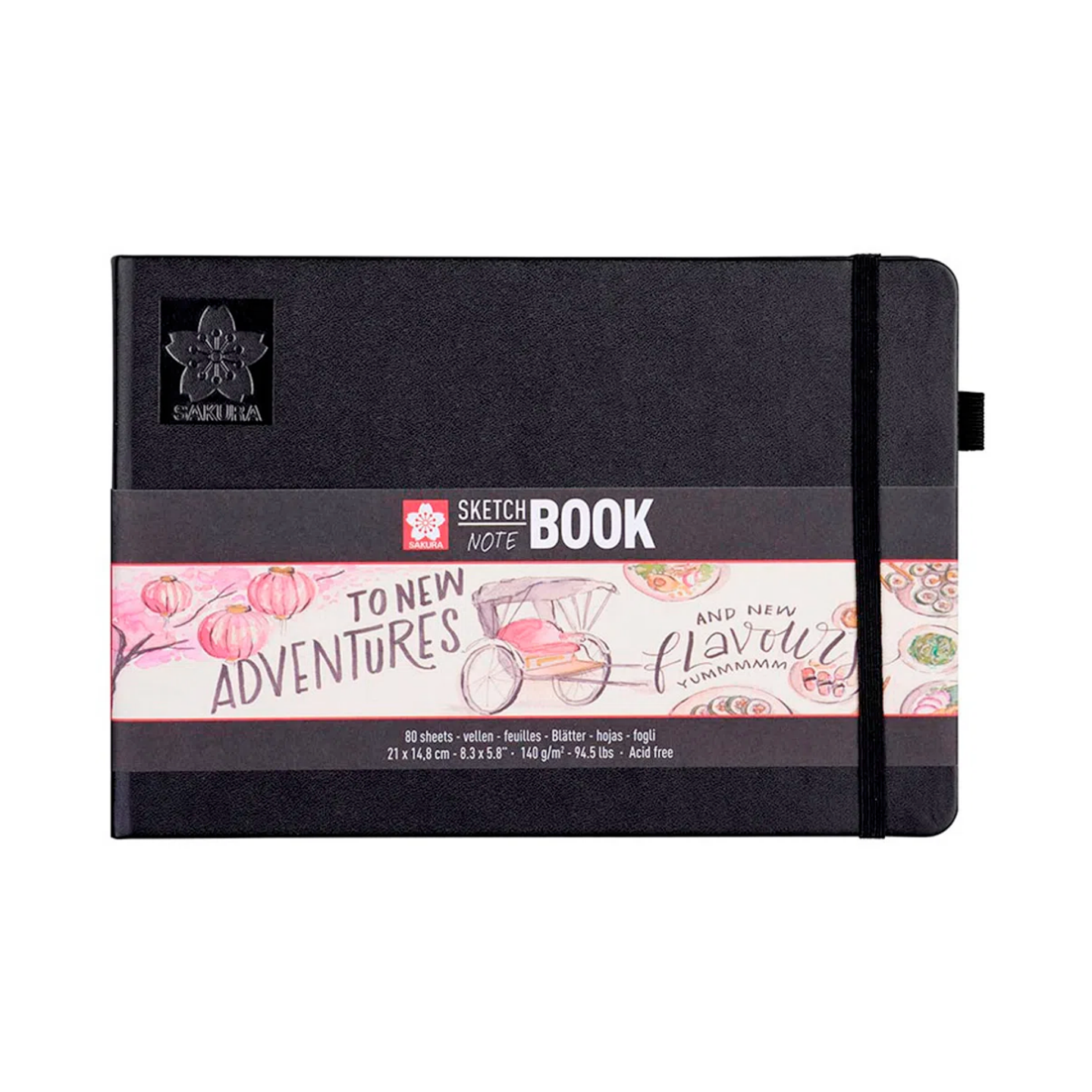 Sketchbook Sakura 80hj 140gr - Blanco Crema 5