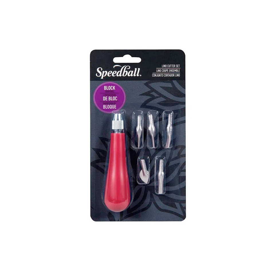 Kit Gubias 1 Mango y 5 Cortadores de Linóleo 1