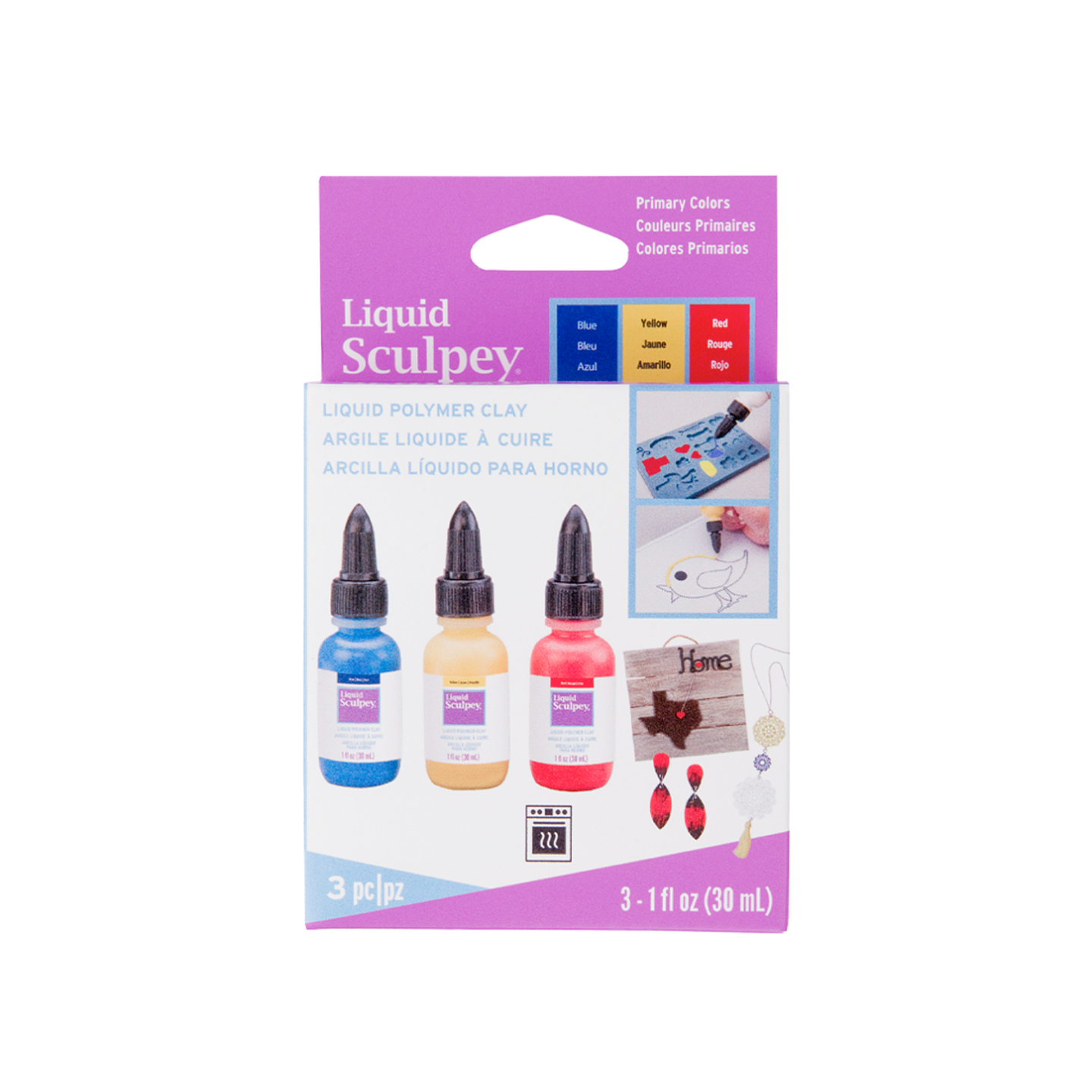 Arcilla Liquida Sculpey - Colores Primarios Set 3 Unidades 1