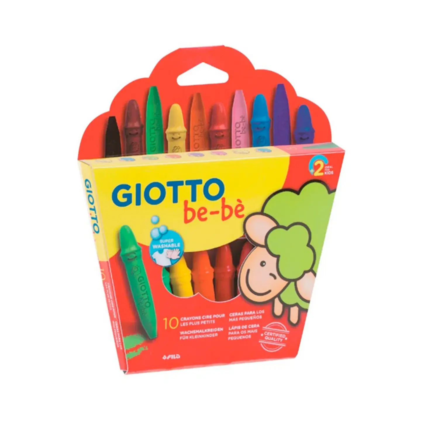 Set 10 Lápices de Cera Giotto Bebe 1