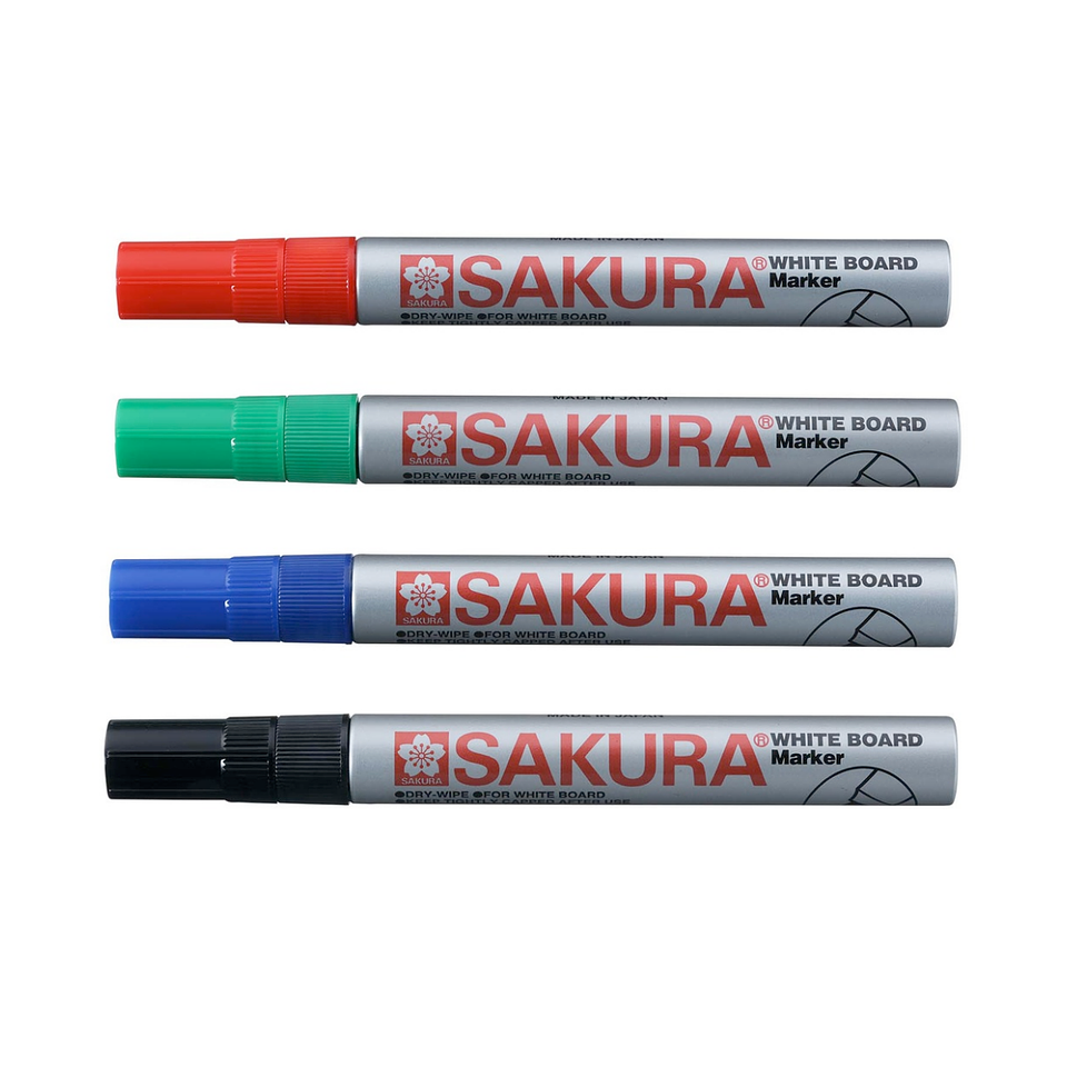 Marcador de Pizarra Punta Redonda Recargable Sakura 2.0mm 1