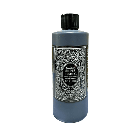 Tinta China Super Black Botella 473ml Speedball