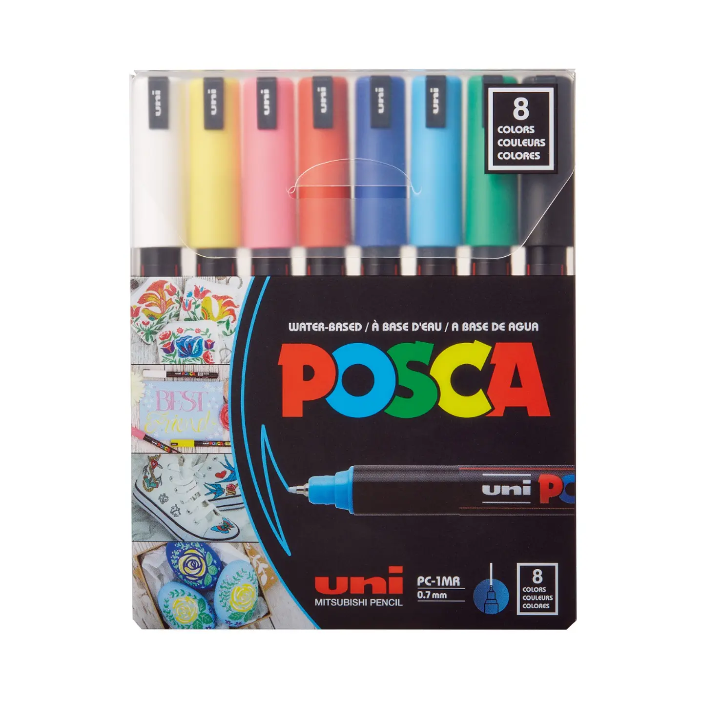 Marcadores Posca 1MR Set 8 Colores 1