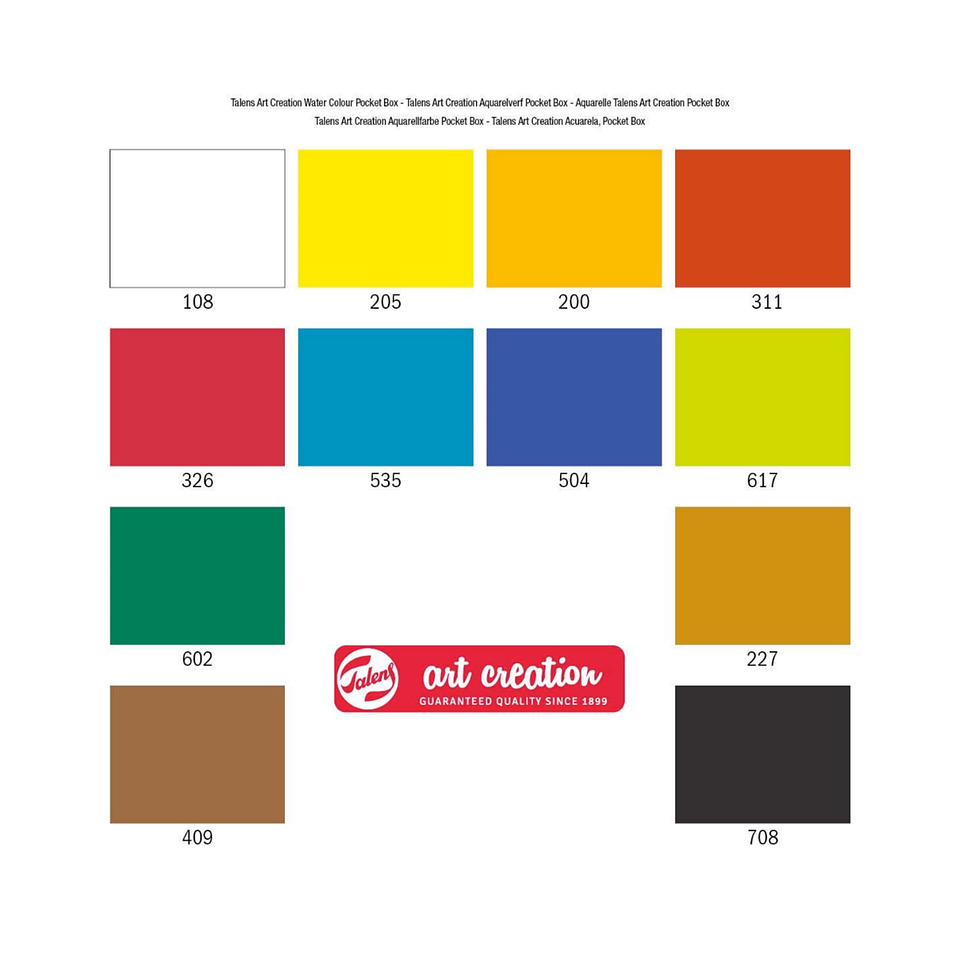 Acuarela Pocket Box 12 Colores Art Creation 4