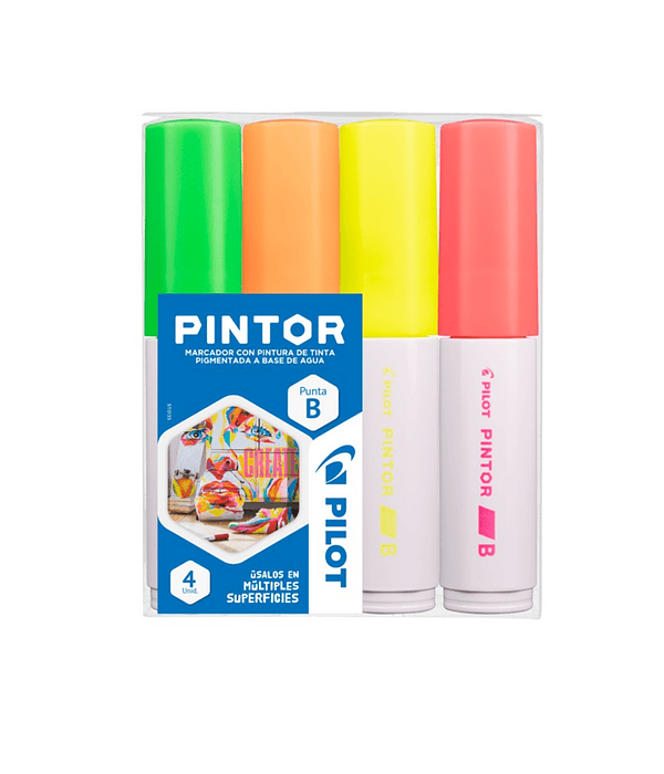 Set Pintor Neon Biselado