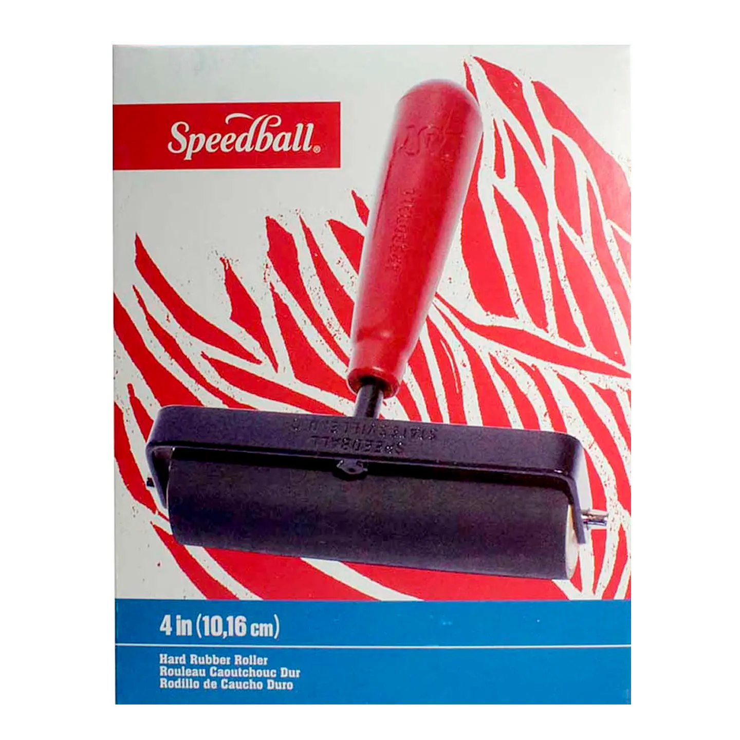 Rodillo de goma dura para grabado Speedball 10 cm 2