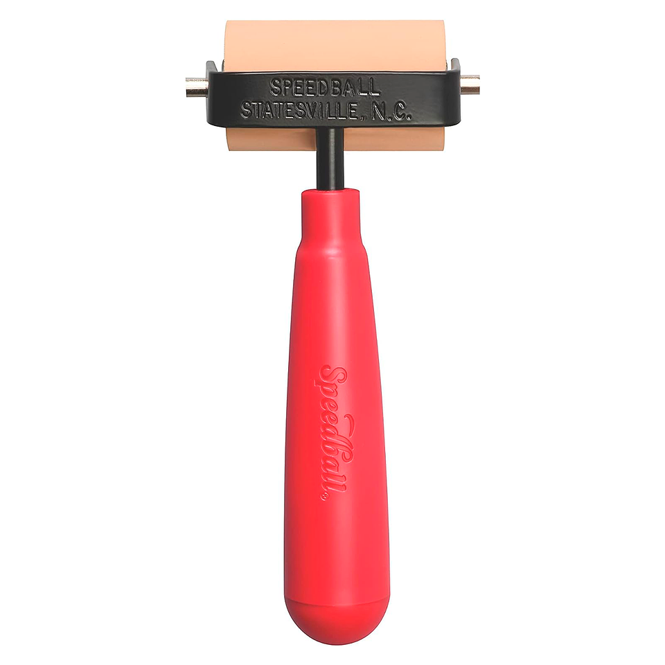 Rodillo de goma blanda para grabado Speedball - Varias Medidas 2