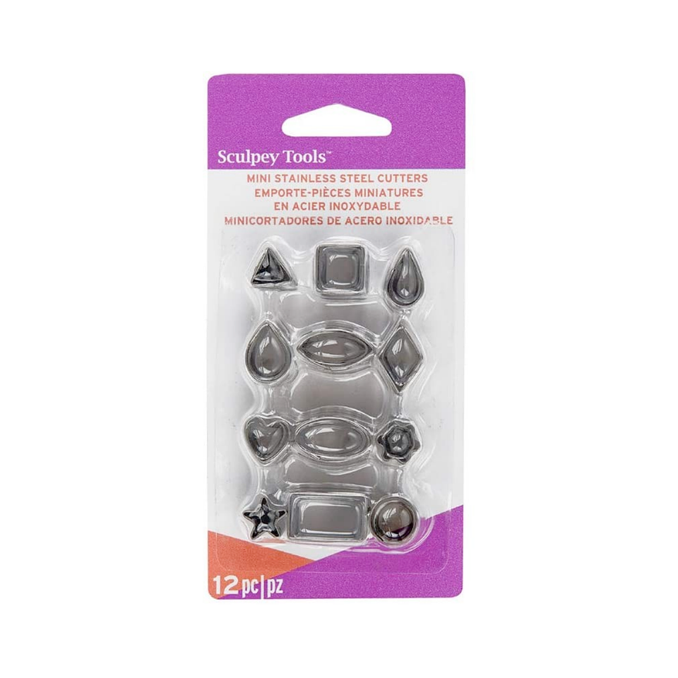 Set Mini Cortadores de Metal Geométrico - Sculpey 1