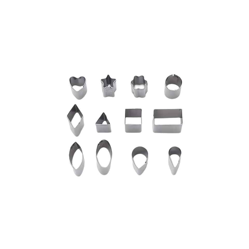 Set Mini Cortadores de Metal Geométrico - Sculpey 2