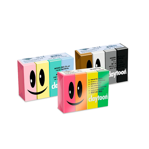 Set 4 Plastilina Claytoon (454 G)