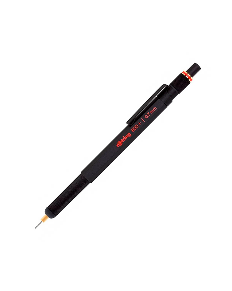 Rotring 800+ - Portaminas Negro con Stylus 