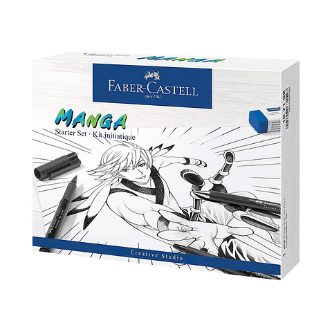 Kit Dibujo Manga Starter 10 Piezas, Pitt Artist