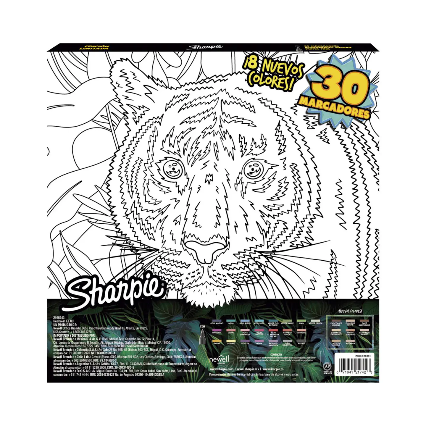 Sharpie Portraits Ruleta x30 Marcadores 2