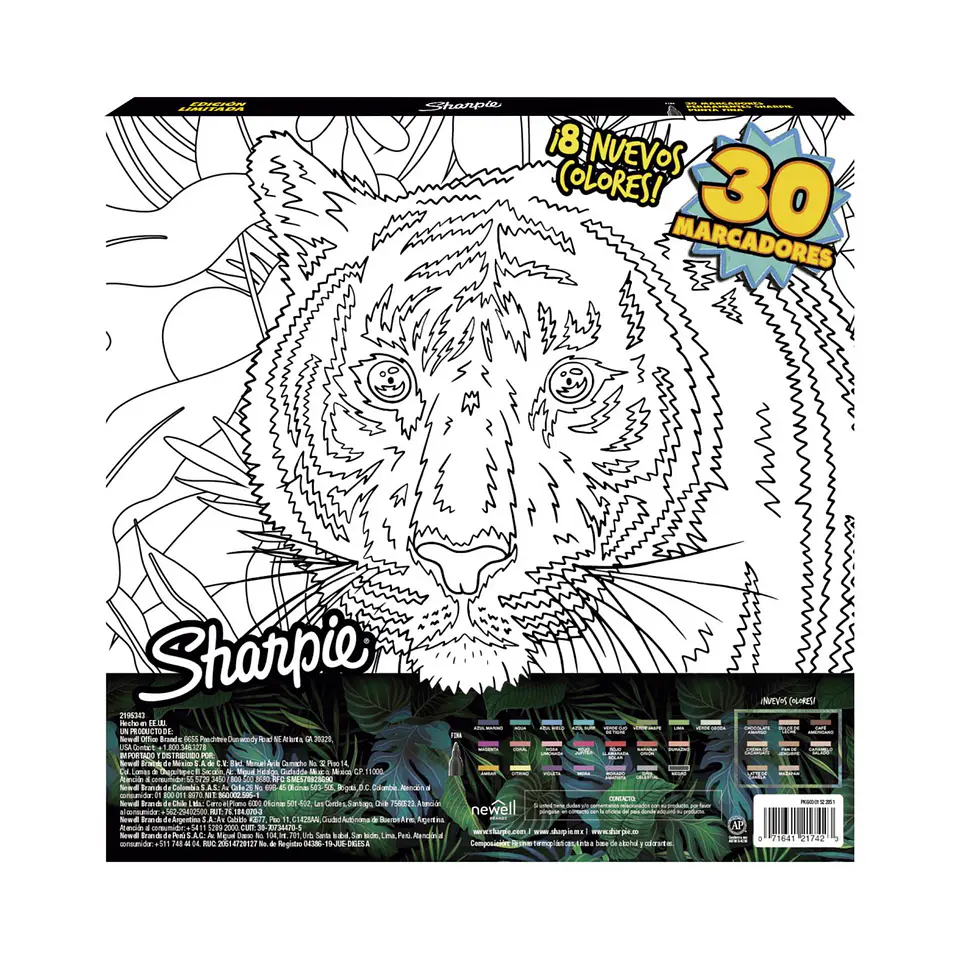Sharpie Portraits Ruleta x30 Marcadores 2