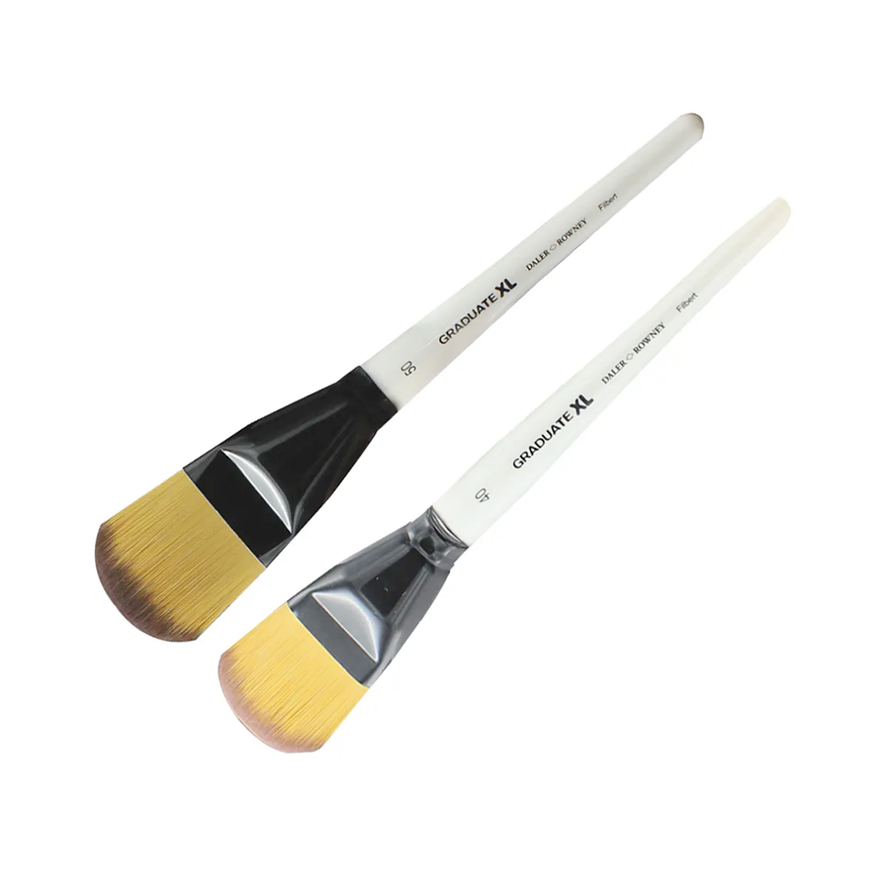 Pinceles Filbert Suaves 1