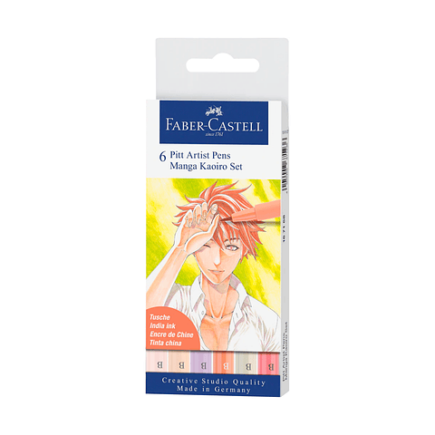 Set 6 Marcadores Manga Kaoiro