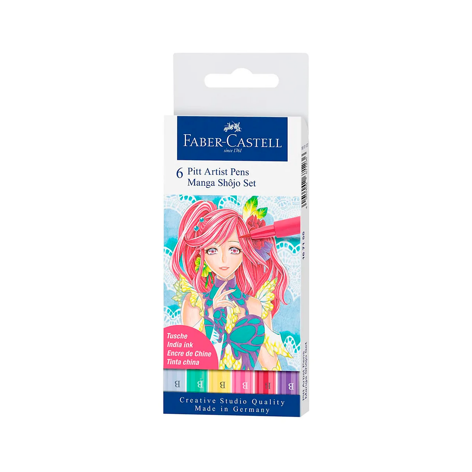 Set 6 Marcadores Manga Shojo 1