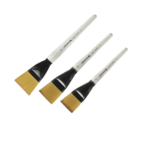 Pinceles Flat Planos Suaves