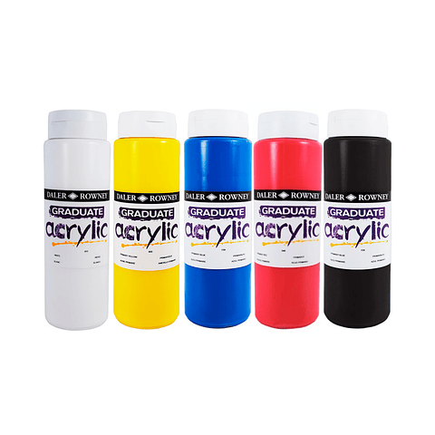 Pintura Acrilica Daler Rowney 500ml - Distintos Colores