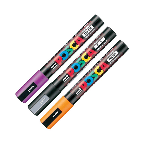 Uni Posca PC-5M (1.8 - 2.5mm) - Japones