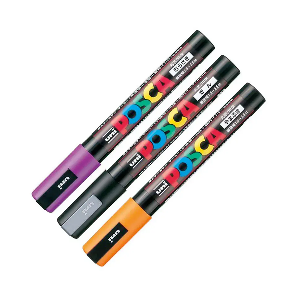 Uni Posca PC-5M (1.8 - 2.5mm) - Japones 1