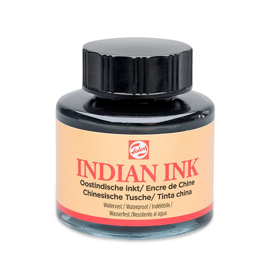 Tinta China 30 ml Color Negro 1