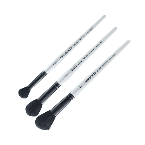 Pinceles Round Mop Pelo Cabra Negra