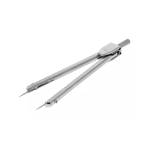 Compás Metálico De Precisión - Punta Seca