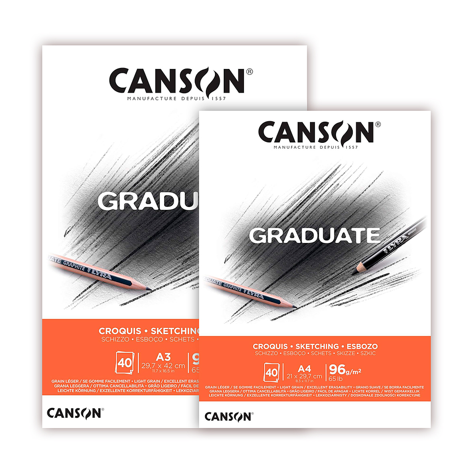 Canson Graduate Pad Croquis - Distintas Medidas 1