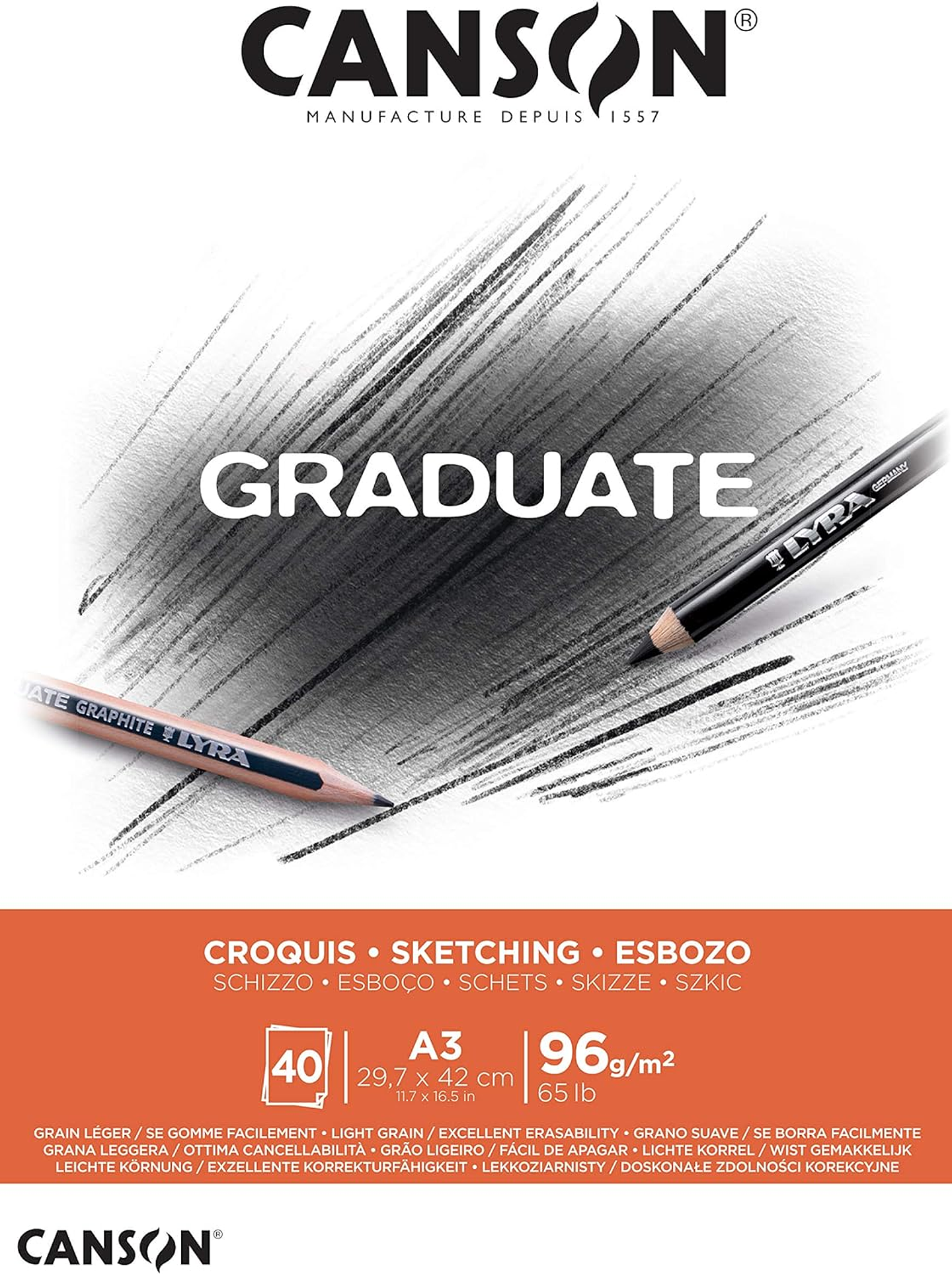 Canson Graduate Pad Croquis - Distintas Medidas 2