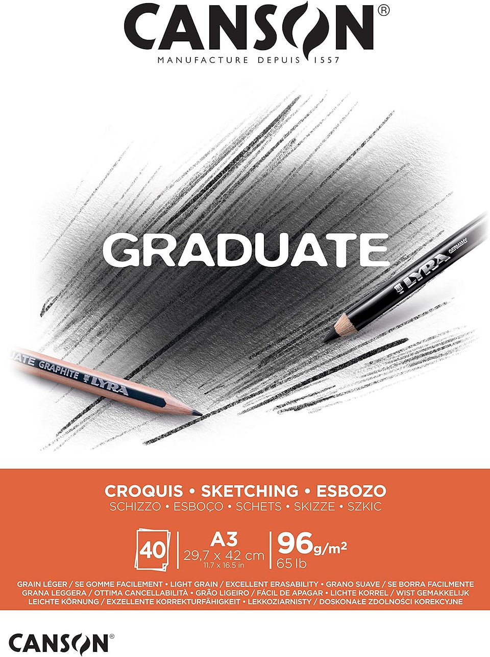 Canson Graduate Pad Croquis - Distintas Medidas 2