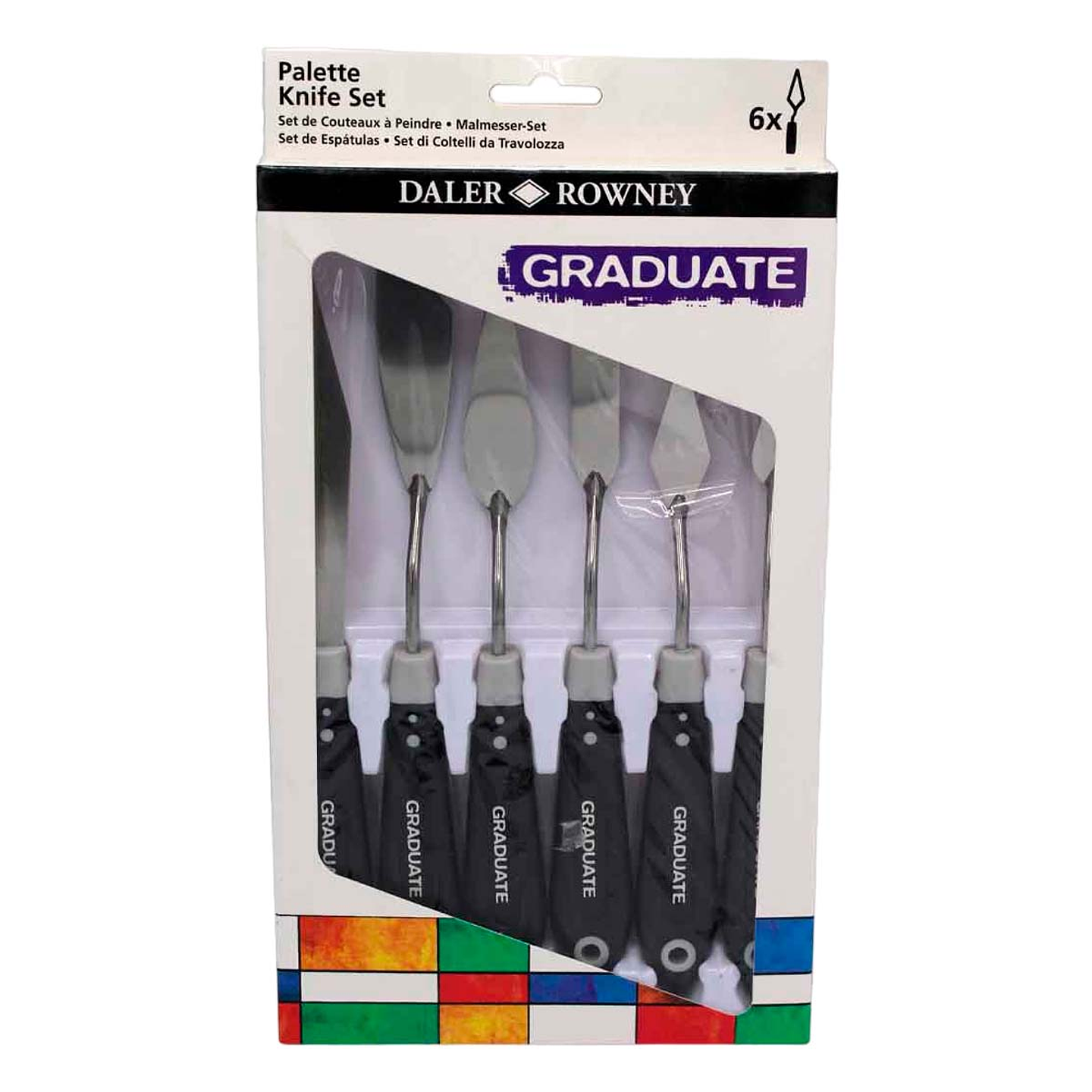 Set 6 Espátulas Graduate para Óleo y Acrílico 1