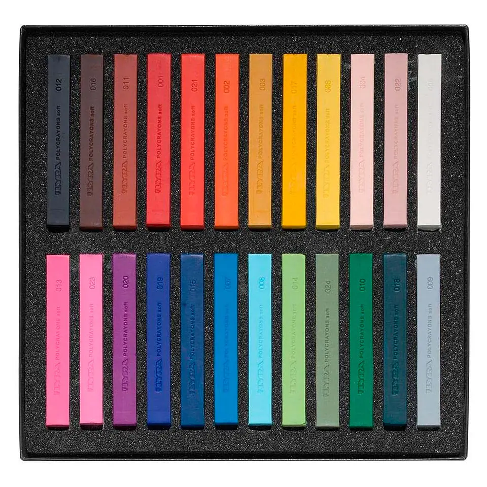 Set 24 Pasteles Lyra Polycrayons 2