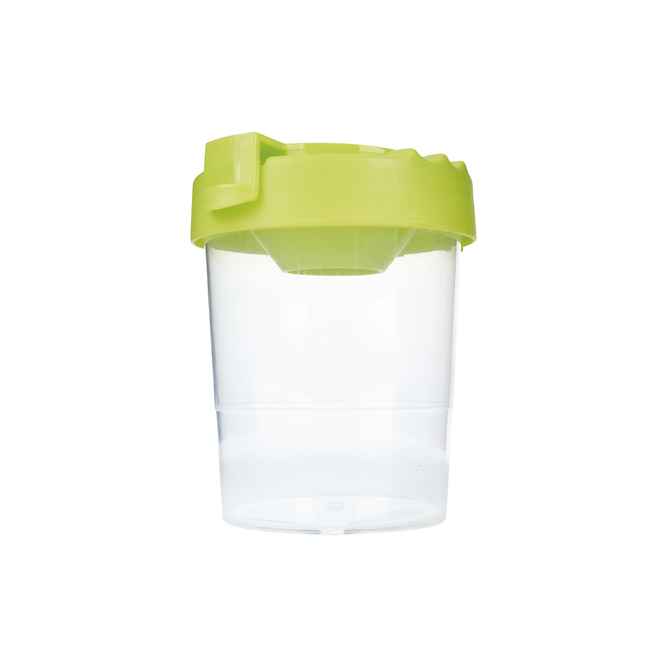 Vaso Limpia Pincel con Tapa 1