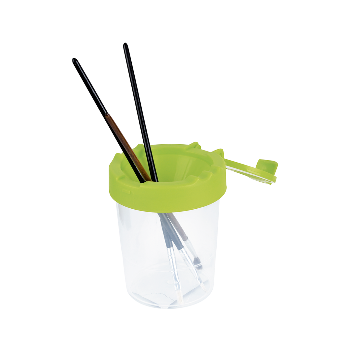 Vaso Limpia Pincel con Tapa 2