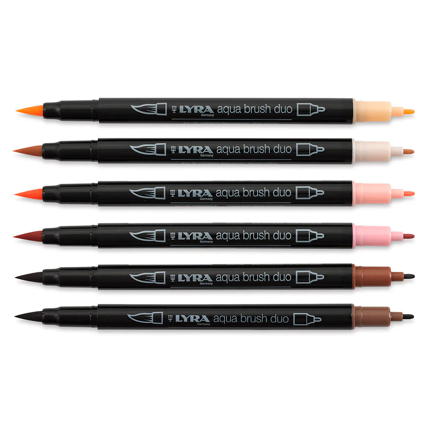 Lyra Aqua Brush Duo - Set 6 Tonos Piel 2