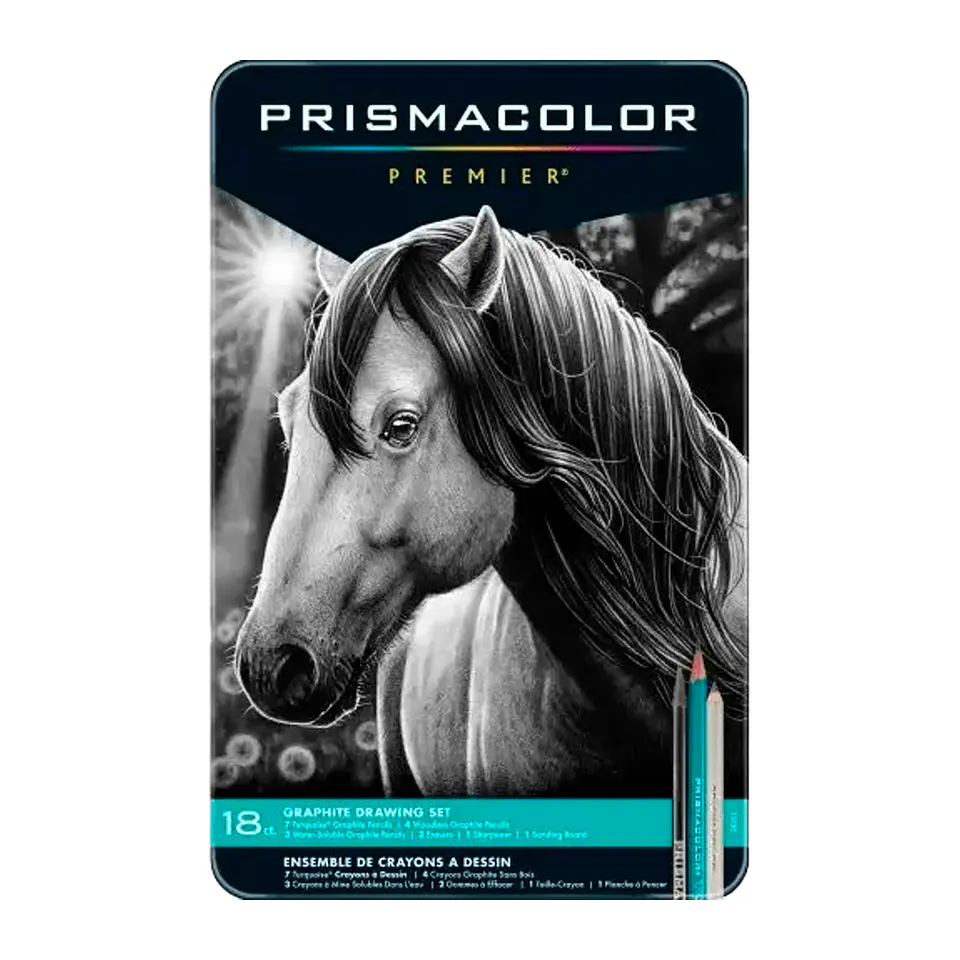 Lápices Grafito Prismacolor Set 18 Piezas 1