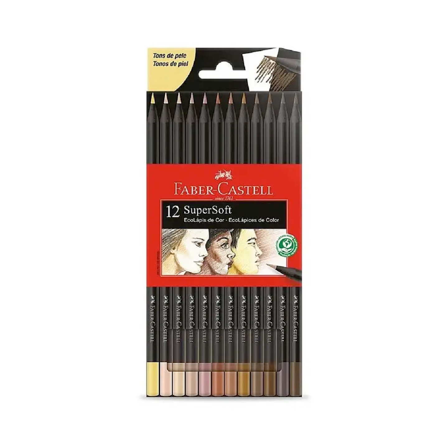 Lapices De Colores Supersoft Skin Tones - Retrato 1