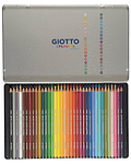 Lápices Giotto Stilnovo Acuarelable 36 Colores Estuche de Metal