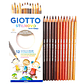 Lapices Giotto Stilnovo Skin Tones 12 Colores Tonos Piel - Miniatura 1