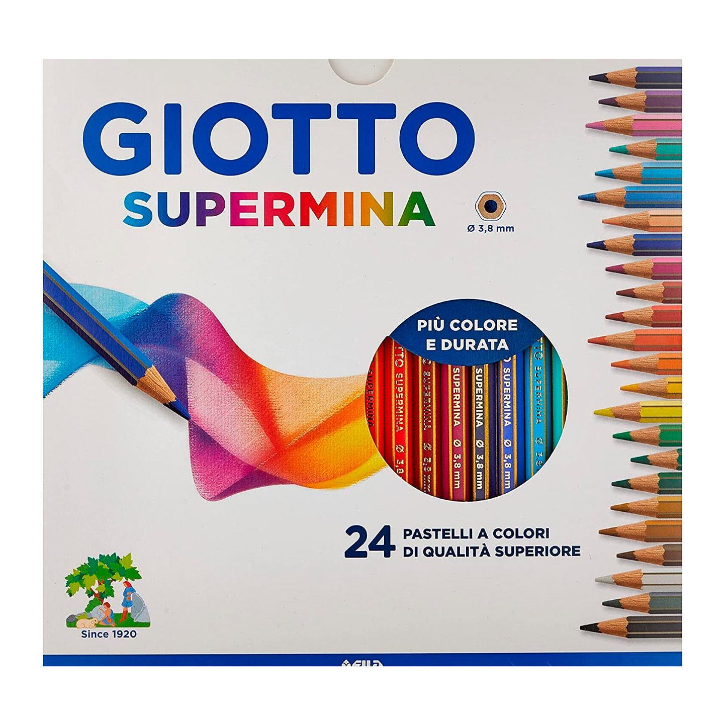 Lapiz Giotto Supermina - 24 Colores 1