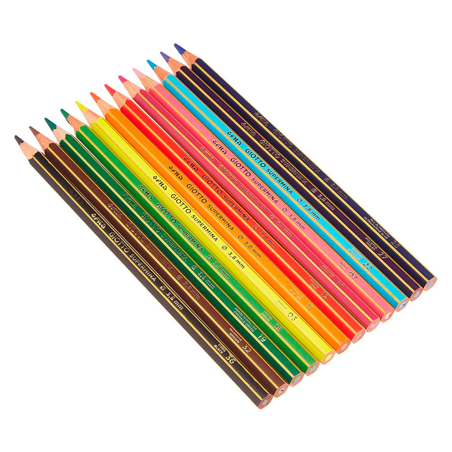 Lapiz Giotto Supermina - 12 Colores 2