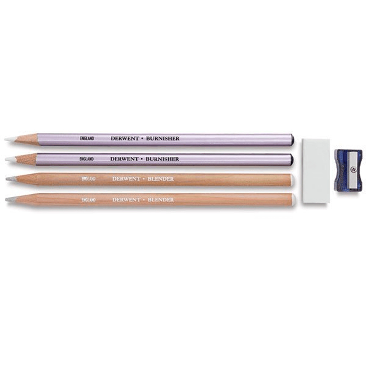 Lápiz Abrillantador Y Mezclador Derwent Set De 4 2