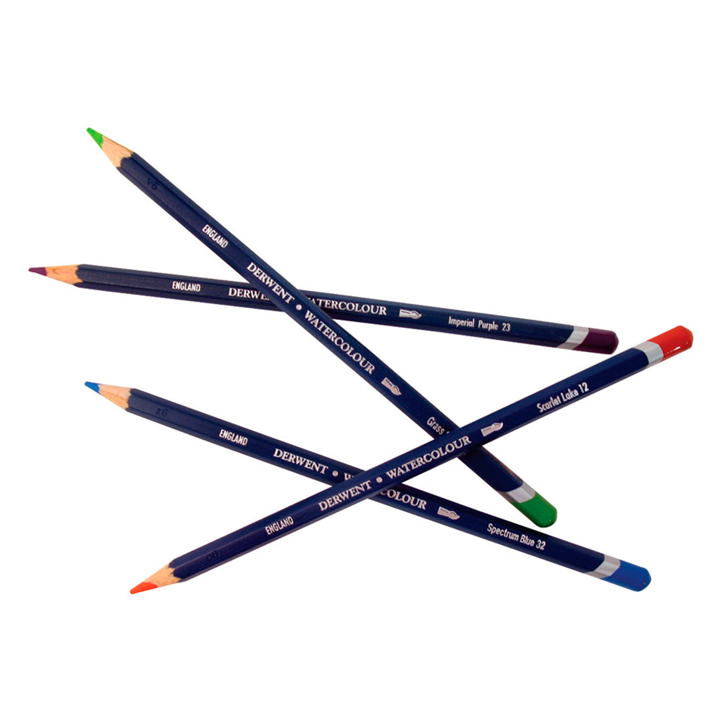 Lápices Acuarela Derwent Set 12 Colores 3