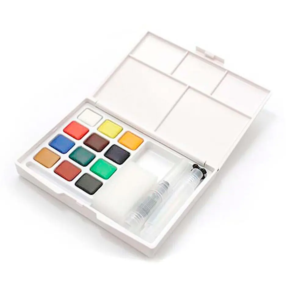 Acuarelas Sakura Koi en Pastilla - Set 12 Colores 4