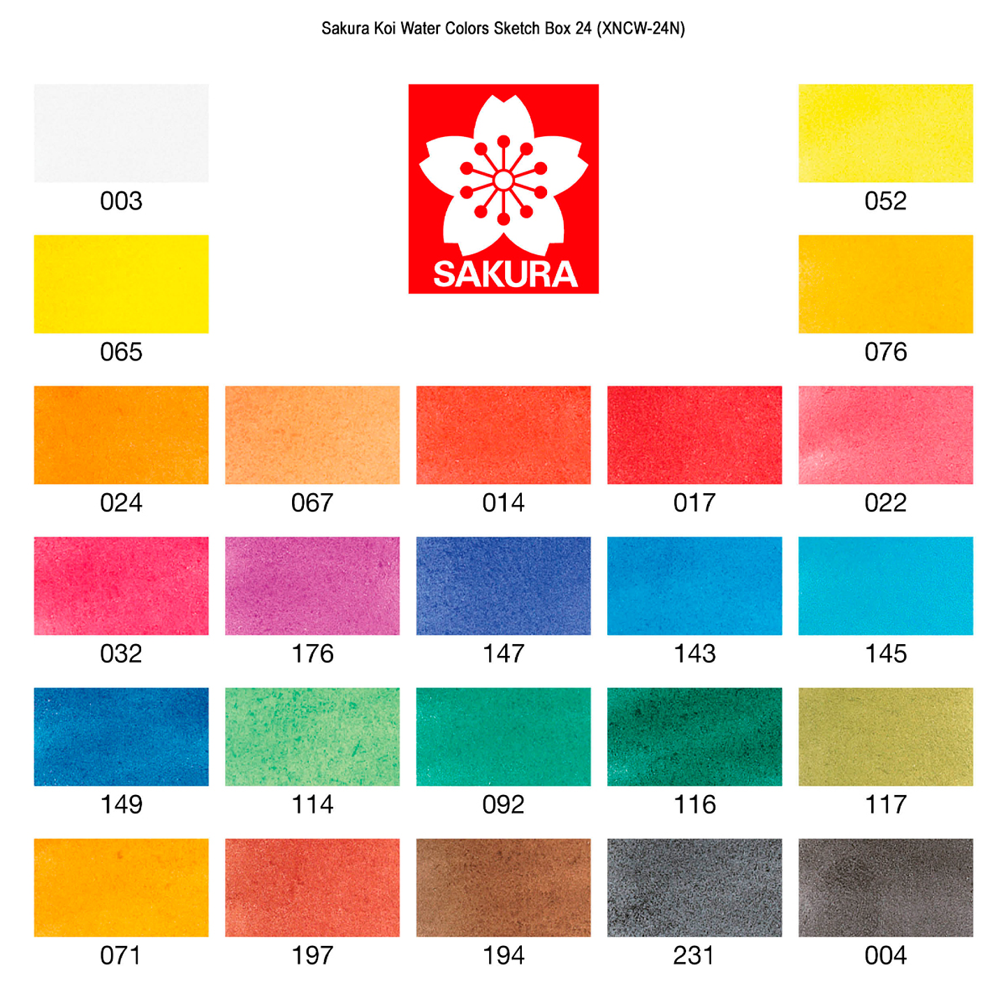 Acuarelas Sakura Koi en Pastilla - Set 24 Colores 3