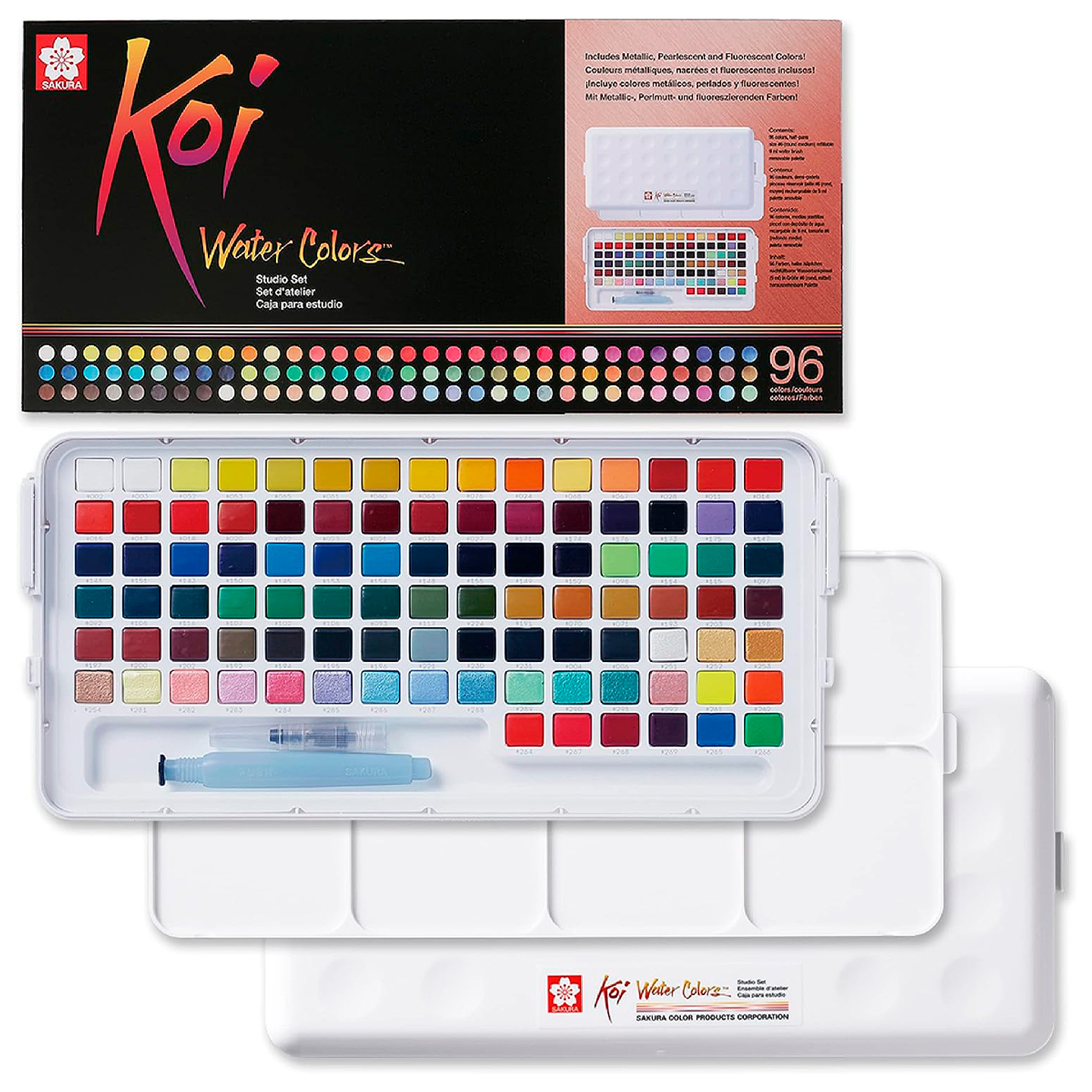 Acuarelas Sakura Koi en Pastilla - Set 96 Colores 1