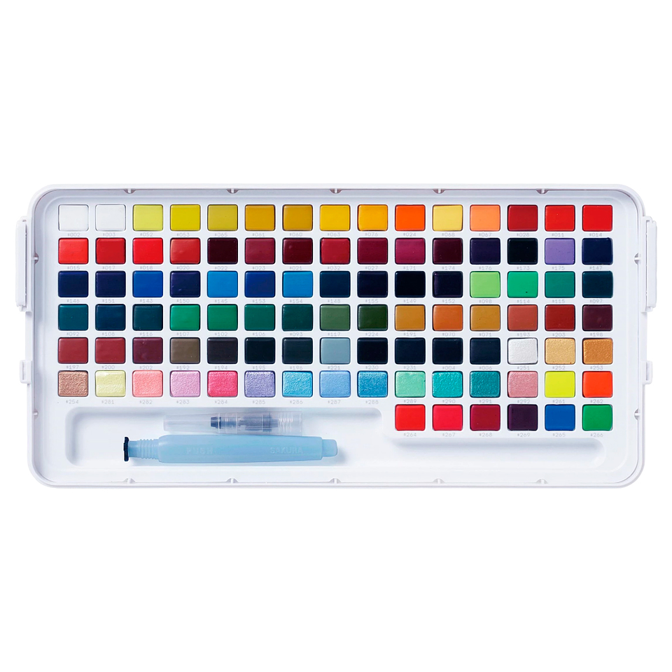 Acuarelas Sakura Koi en Pastilla - Set 96 Colores 2