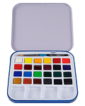 Set Daler Rowney Aquafine Travel - 24 Colores con Pincel