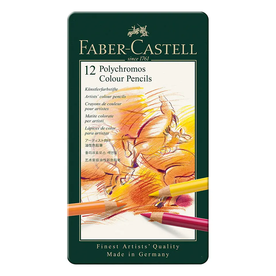 Faber-Castell Polychromos - 12 Colores 1
